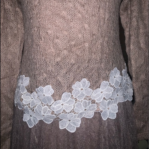 Alter'd State Wool Blush Pink Embroidered Dress - Picture 3 of 10